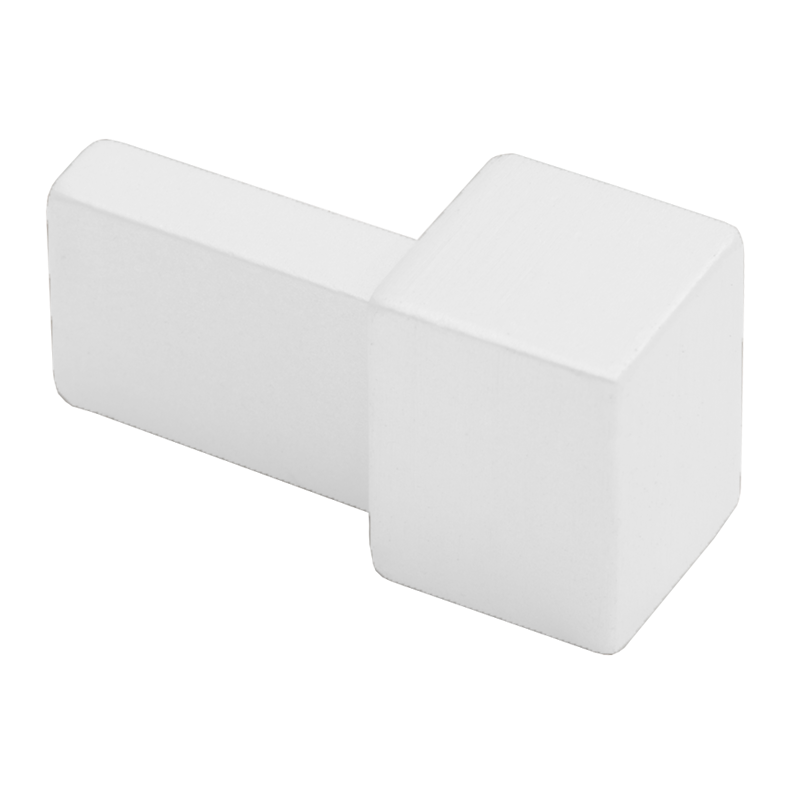 Genesis White Powder Coated Square Edge Corners EDP (2 Pack) | Buy Tile ...