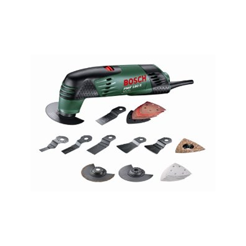 Bosch PMF 180 E Deluxe Set Multipurpose In Carry Case 240v (1375) | Buy Corded Power | Northants Tools