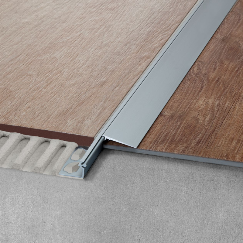 Schluter RENO-AEV Tile to Carpet / Vinyl Bar Anodised Aluminium 2.5m ...